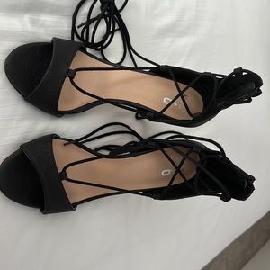 Lace up heels